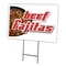 Signmission Beef Fajitas Yard Sign & Stake outdoor plastic coroplast window, C-1824 Beef Fajitas C-1824 Beef Fajitas - alternate 1